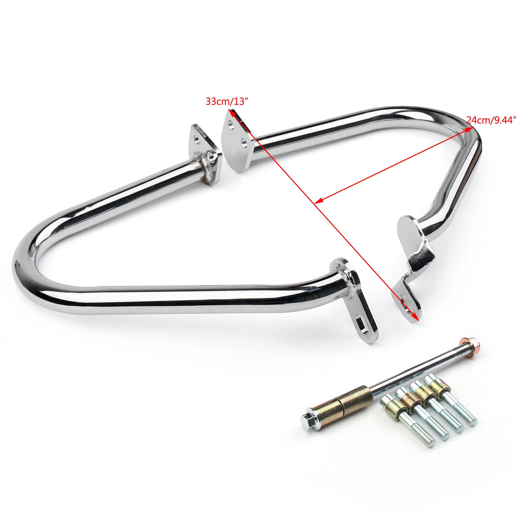 Chrome Highway Engine Guard Crash Bars for T100 T900 (2009–2017) U8