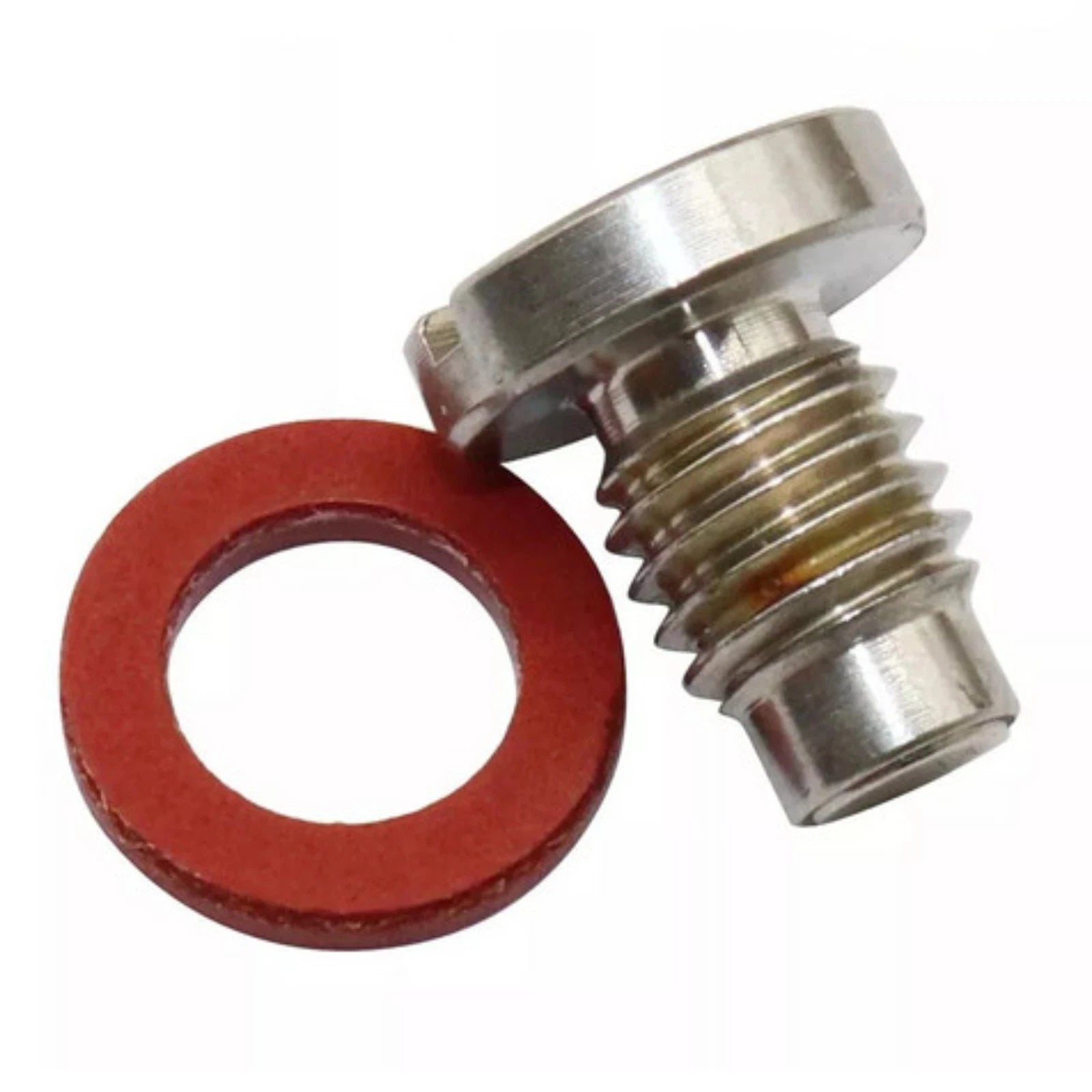 Set of 2 Magnetic Drain Screws & Gaskets for Yamaha (25HP–300HP) 688-45341-10 & 90430-08020