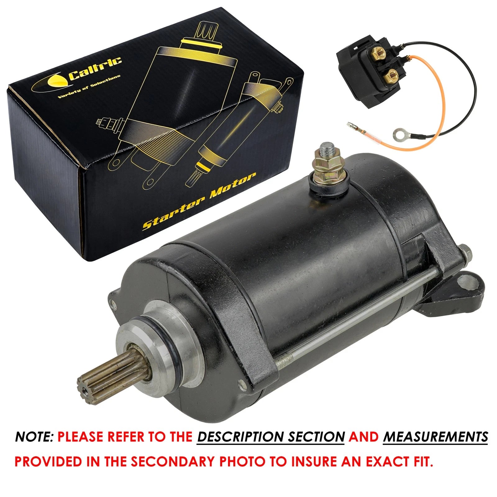 Starter & Solenoid Relay for Yamaha 800 XLT800 (2002–2004)