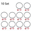 Set of 10 Carburetor Float Bowl Gasket Repair Kit for Honda GX240 GX270 GX340 GX390
