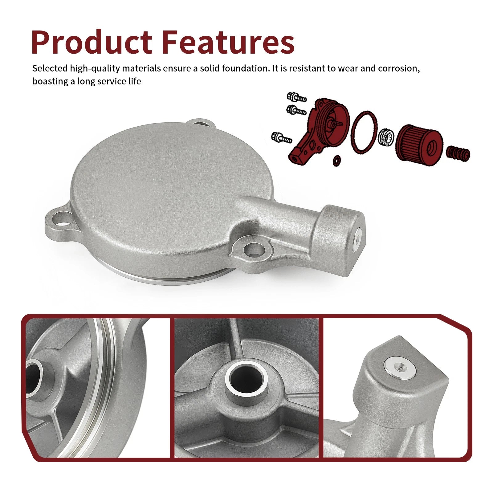 Oil Filter Cover & O-Ring for Honda Rancher 350 (2000–2006) 11333-HN5-670