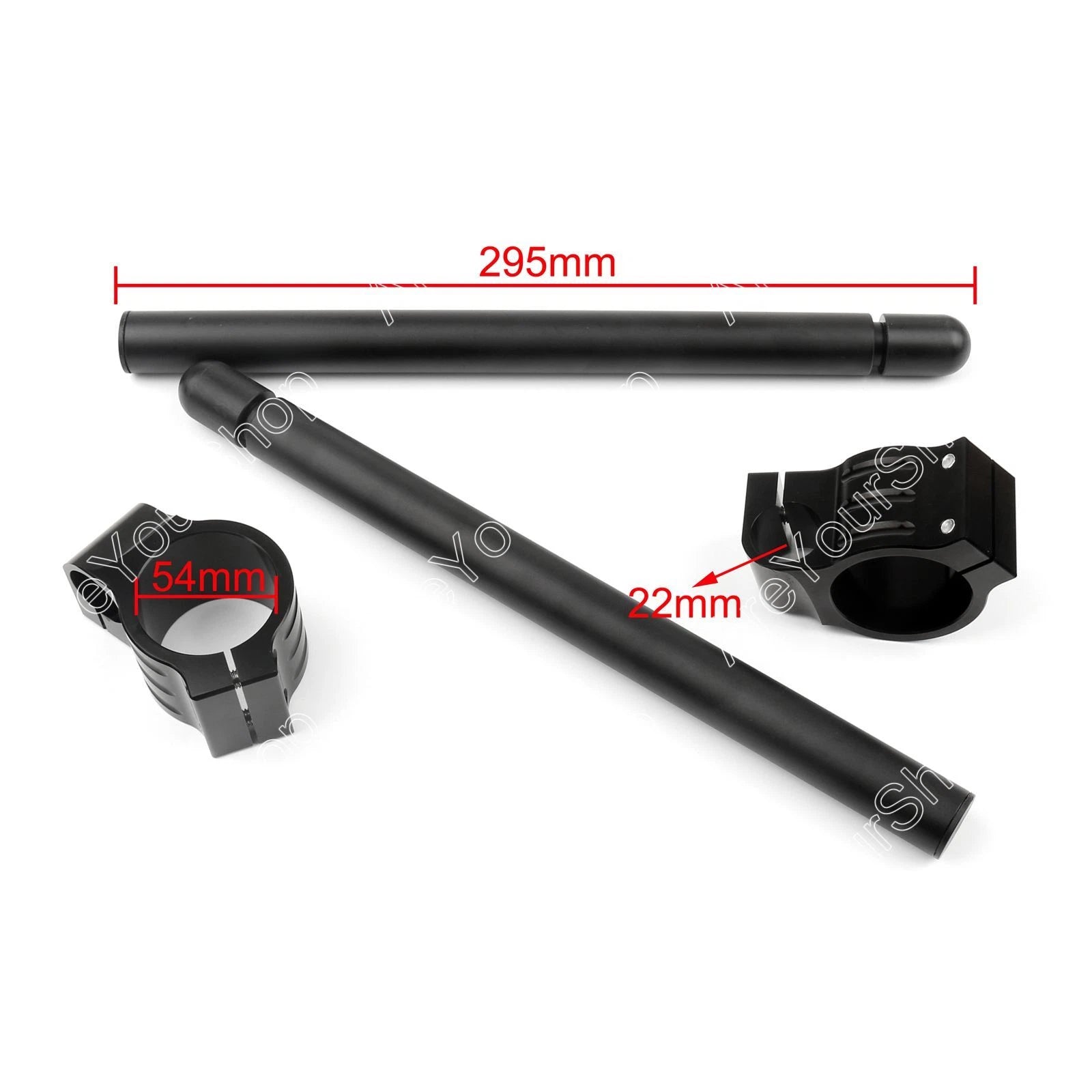 Clip-On Handlebars for Buell X-1 Lightning XB9 XB12 (Universal, 54mm)