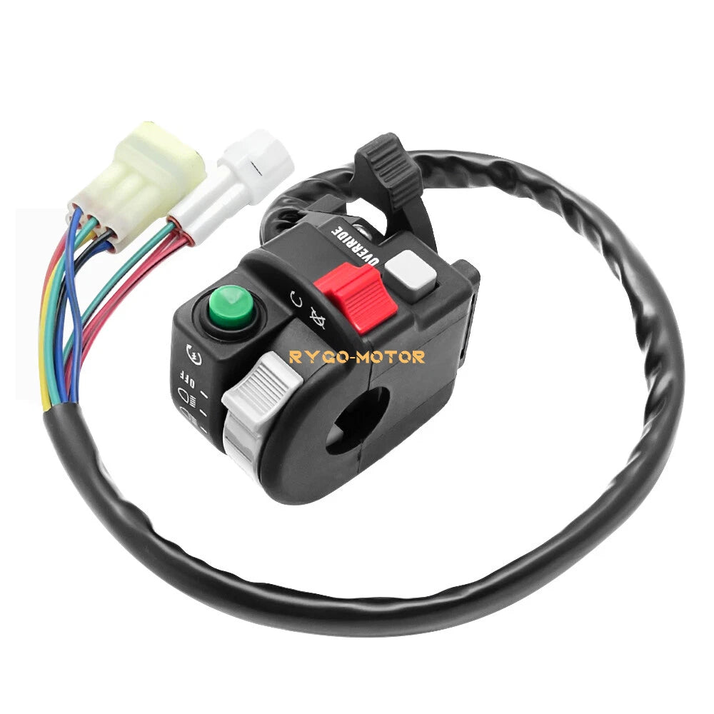Handlebar Start Stop Kill Switch Headlight for Yamaha Big Bear 400 (2007–2012)