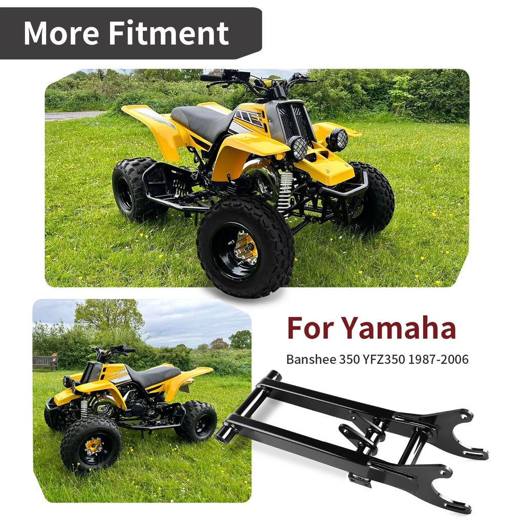 2" Extended Black Rear Swingarm for Yamaha YFZ350 Banshee 350 (1987–2006)