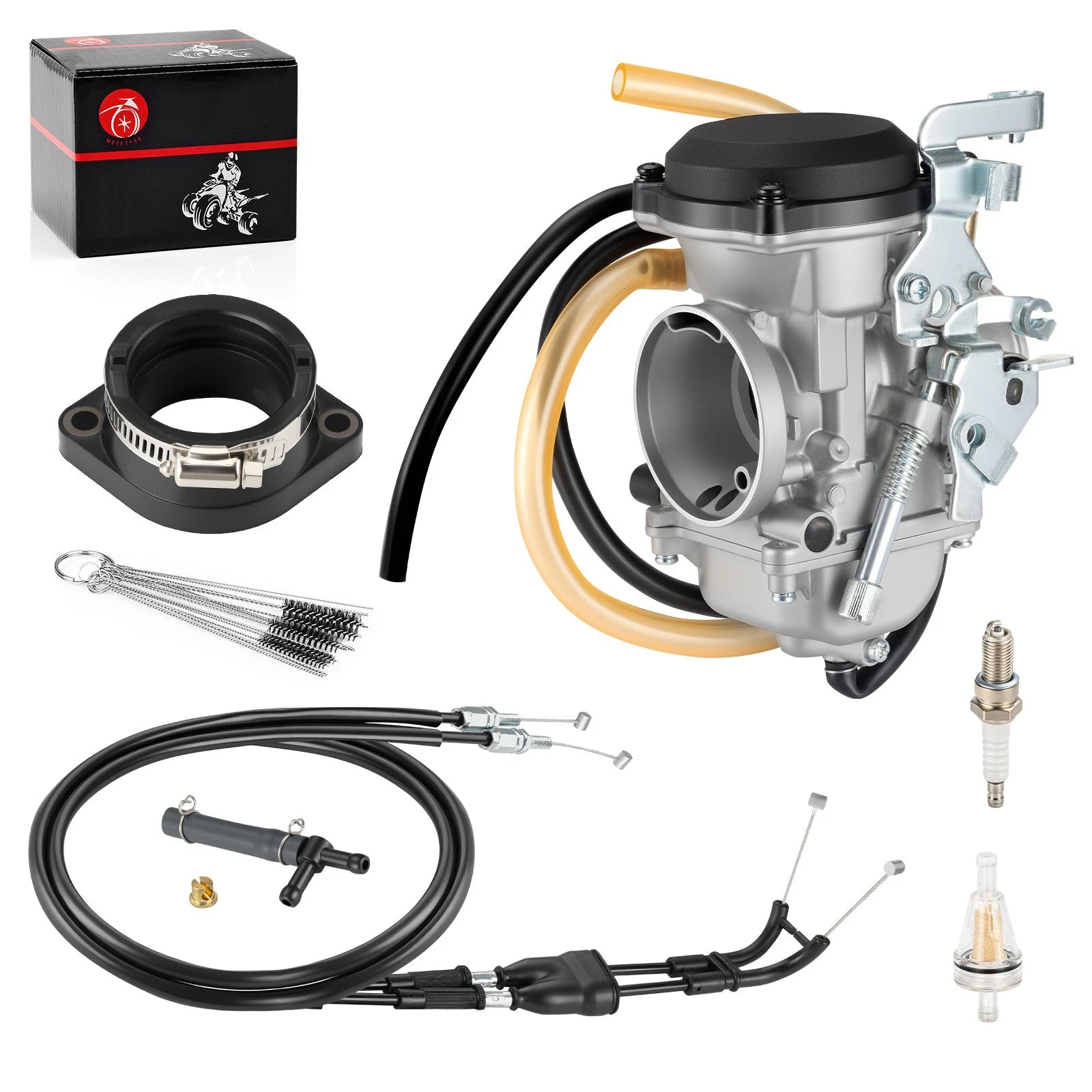 Carburetor Assembly 15004-0073 for Kawasaki KLR650 (2008–2018) with Throttle Cable
