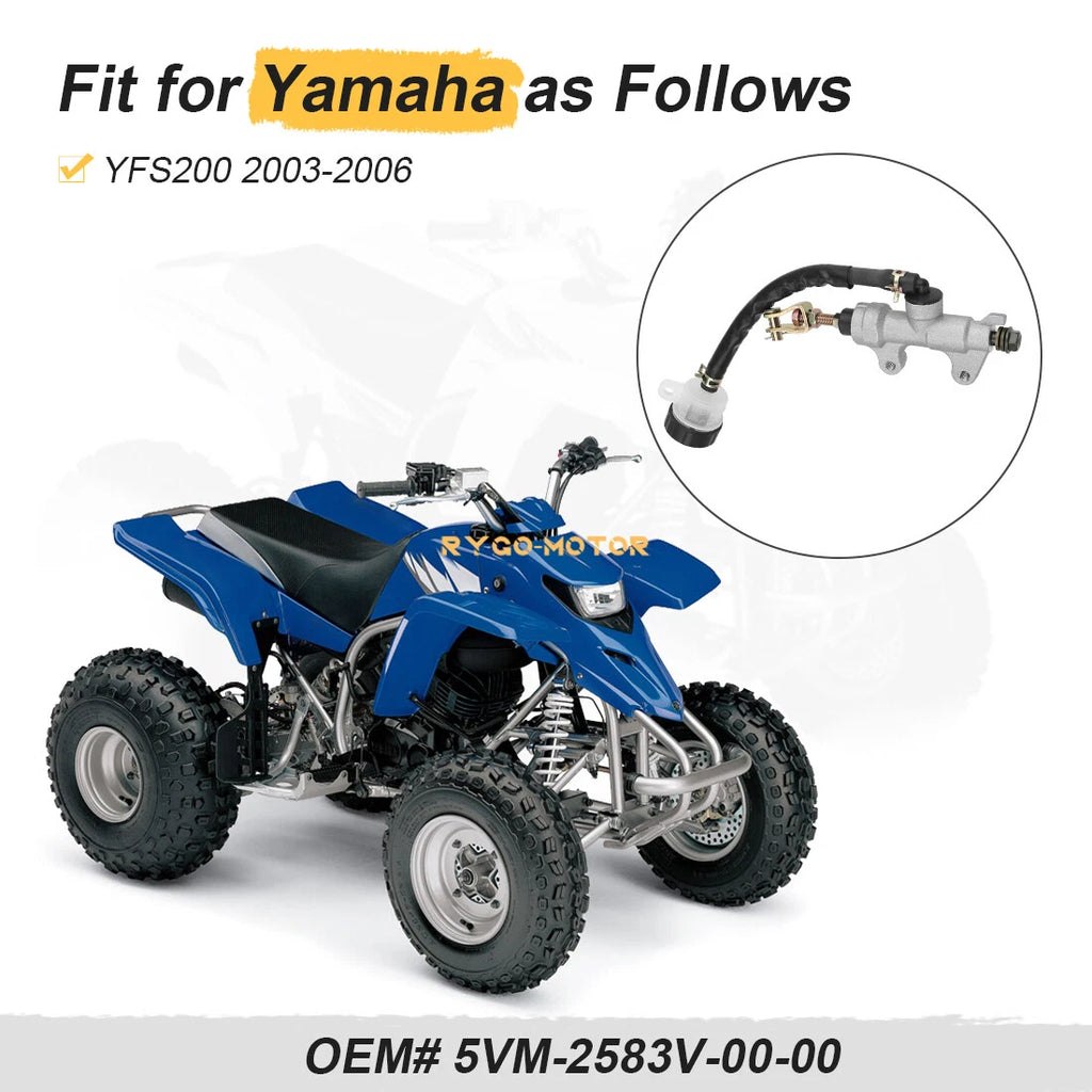 Rear Brake Master Cylinder for Yamaha Blaster YFS200 (2003–2006)