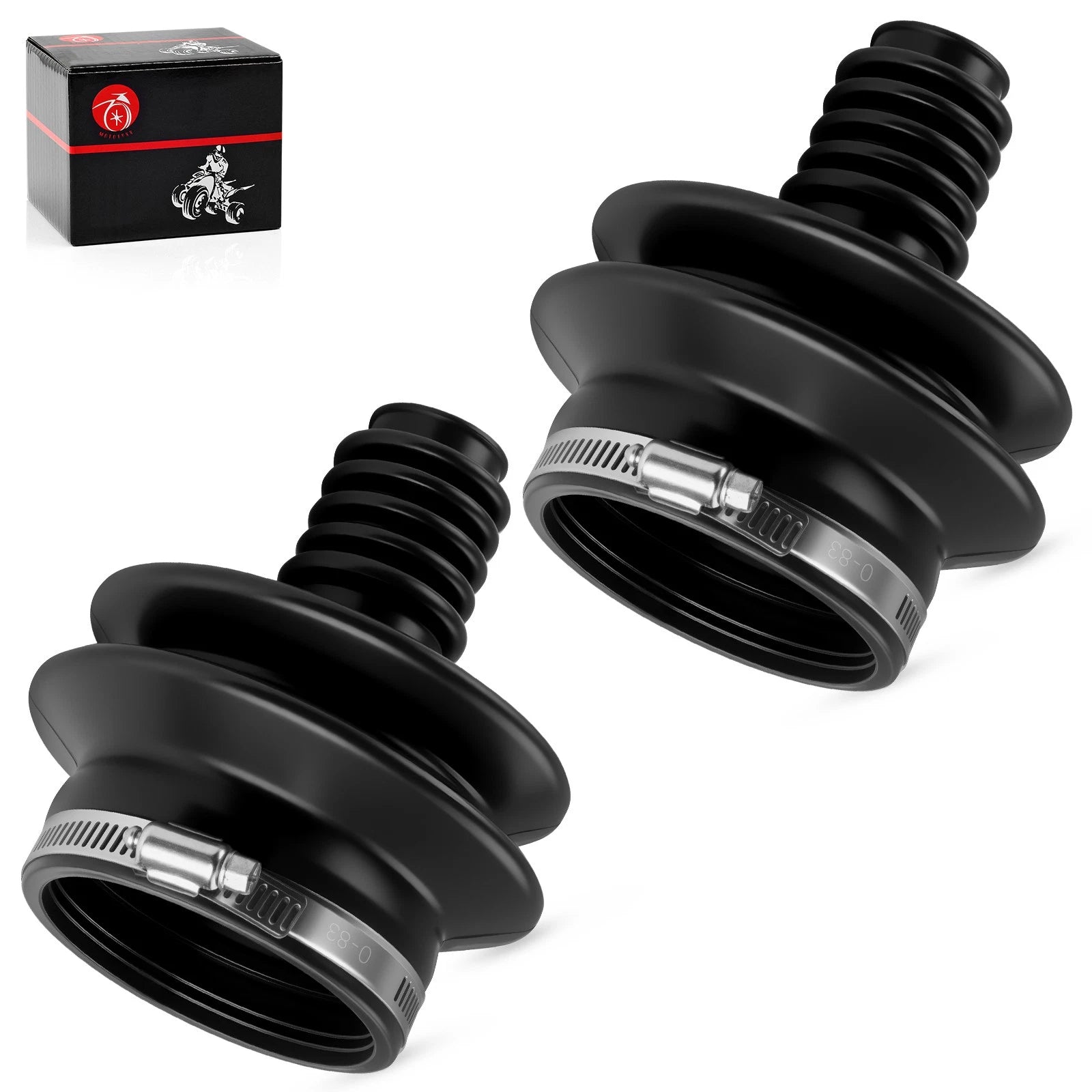 Pair Drive Shaft Universal Boot for Suzuki King Quad 300 (1999–2002)