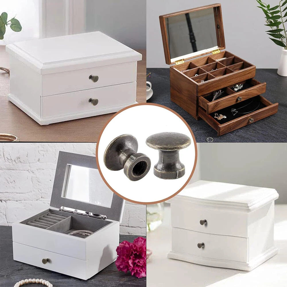 12Pc Vintage Pull Handle Knob Set for Cabinet Drawer Door Wardrobe