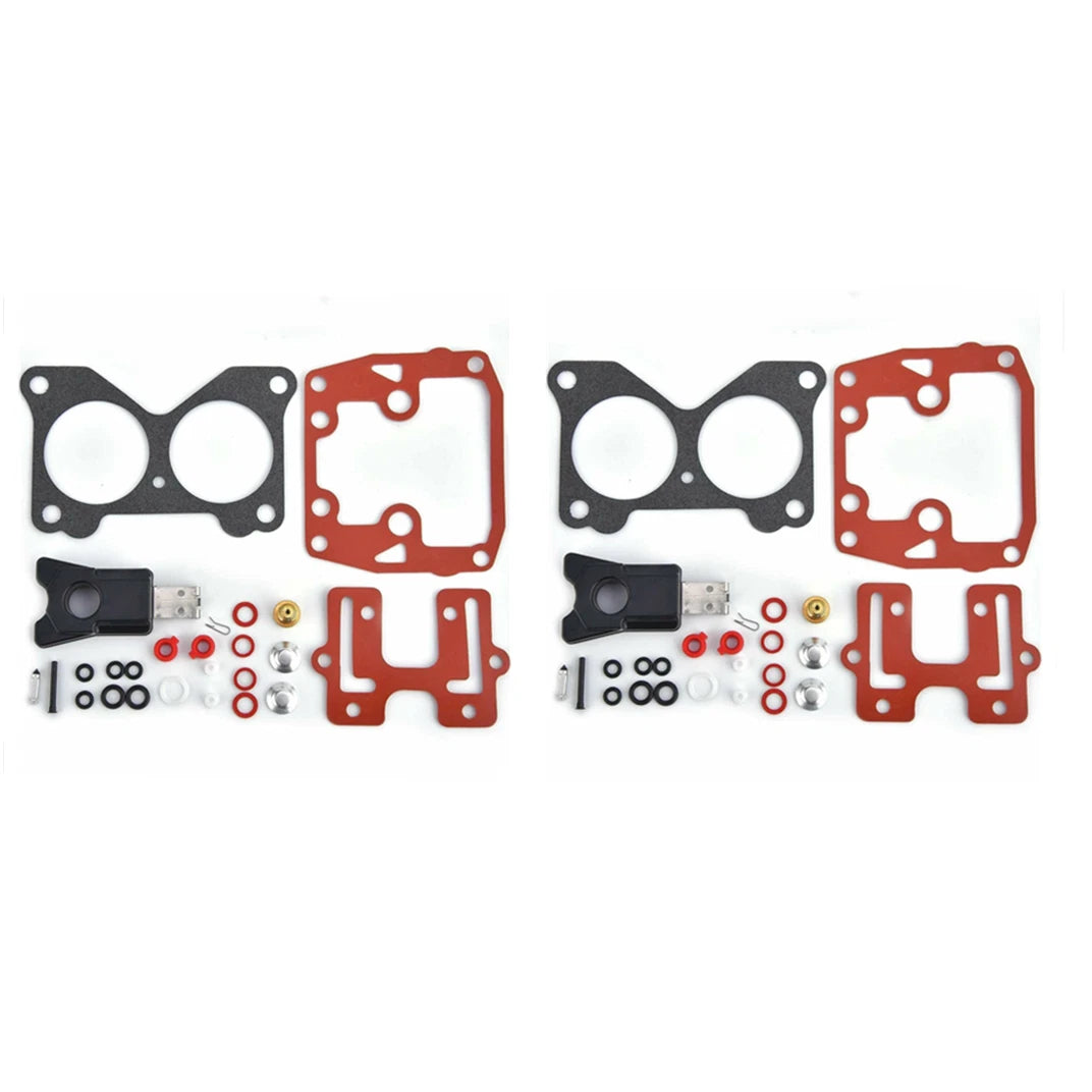 2X Carburetor Repair Kit 439076 for OMC Johnson Evinrude (18-7046)