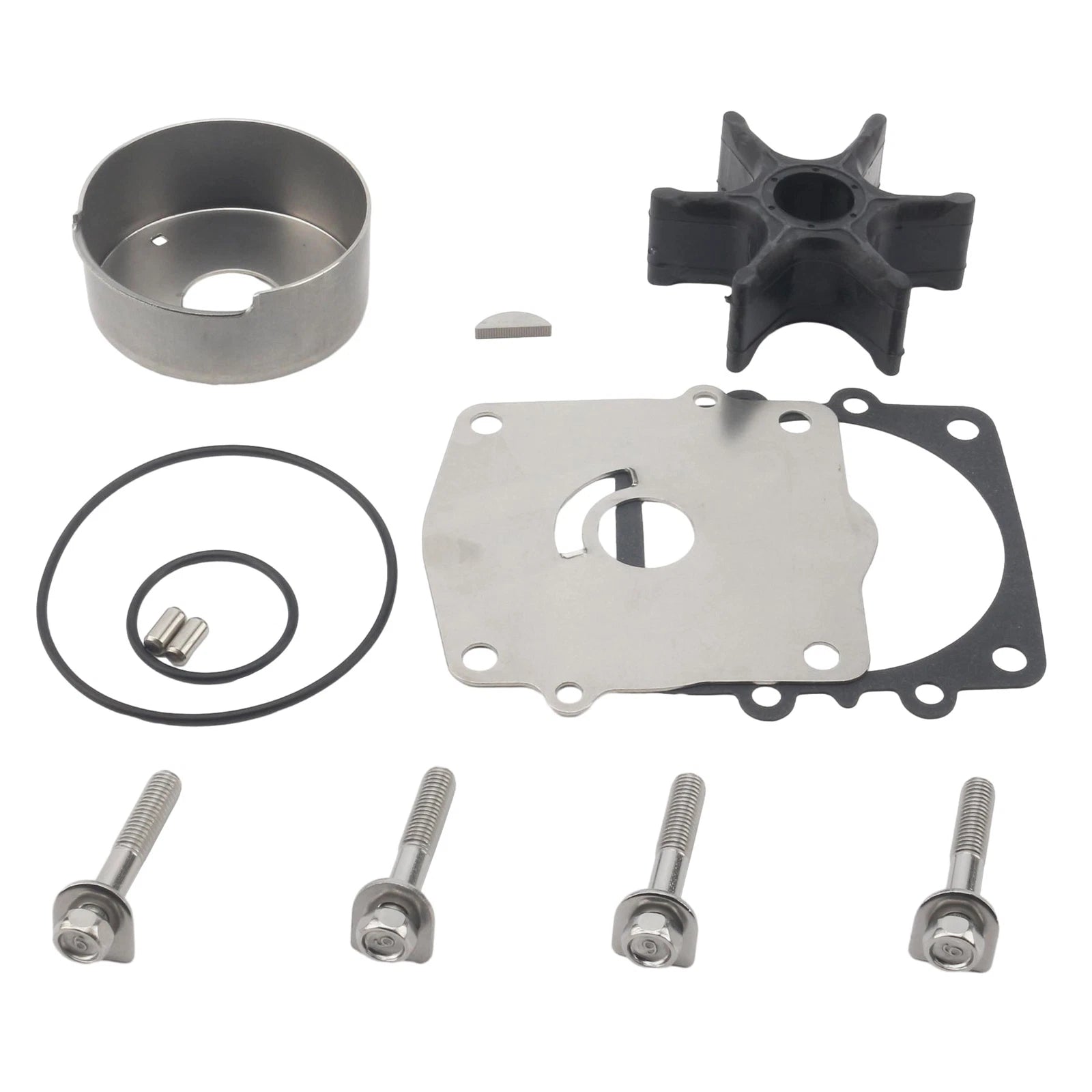 Water Pump Repair Service Kit 6N6-W0078-00 for Yamaha Outboard