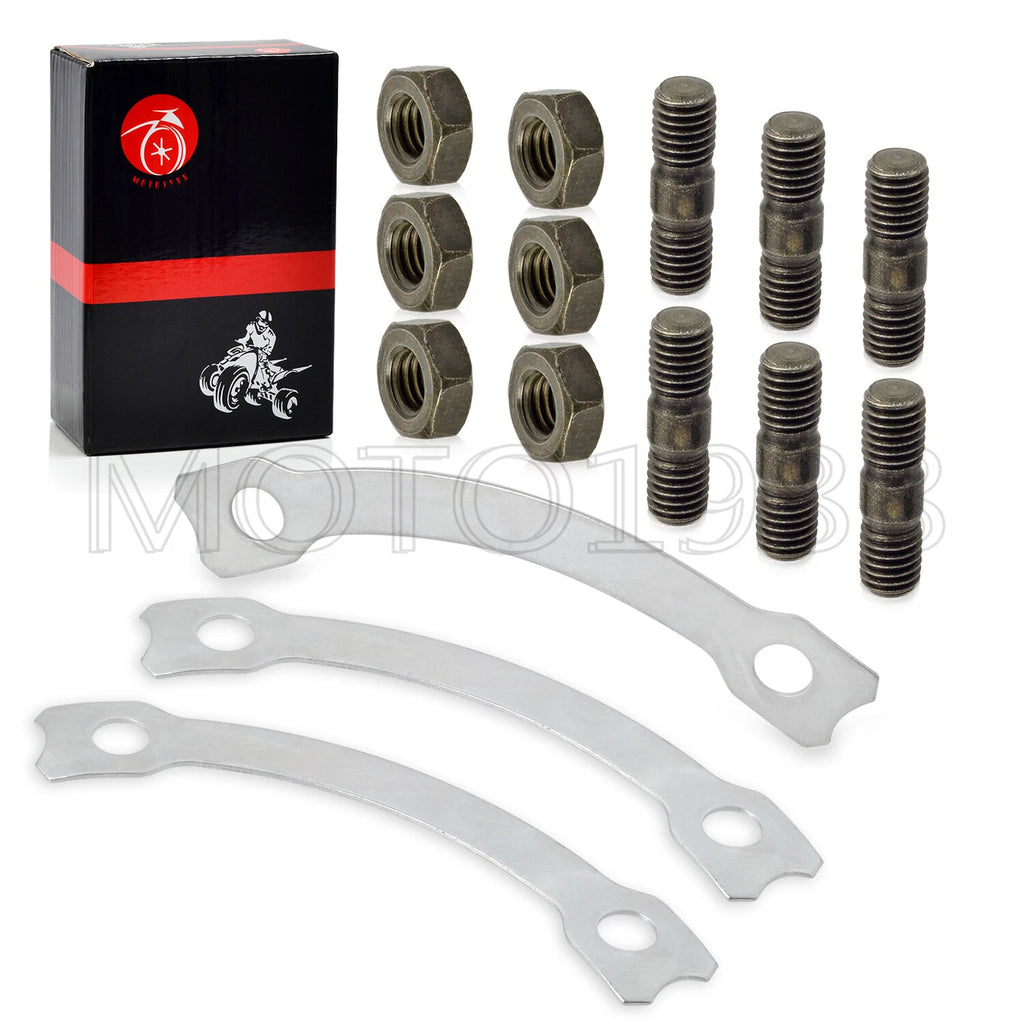 Sprocket Hub Locking Stud Nut Washer Kit for Yamaha Blaster Banshee Warrior (200–200)