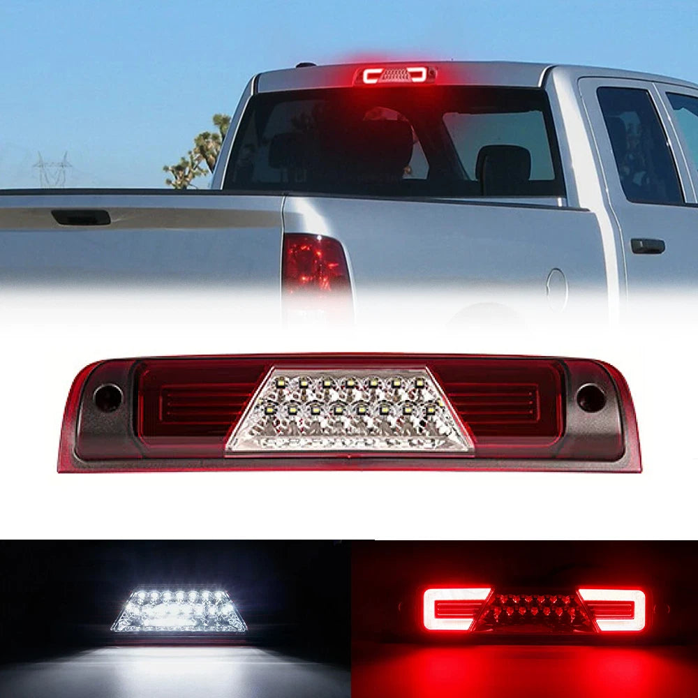 Red LED 3rd Brake Light for Dodge Ram 1500 2500 3500 (2009–2018)