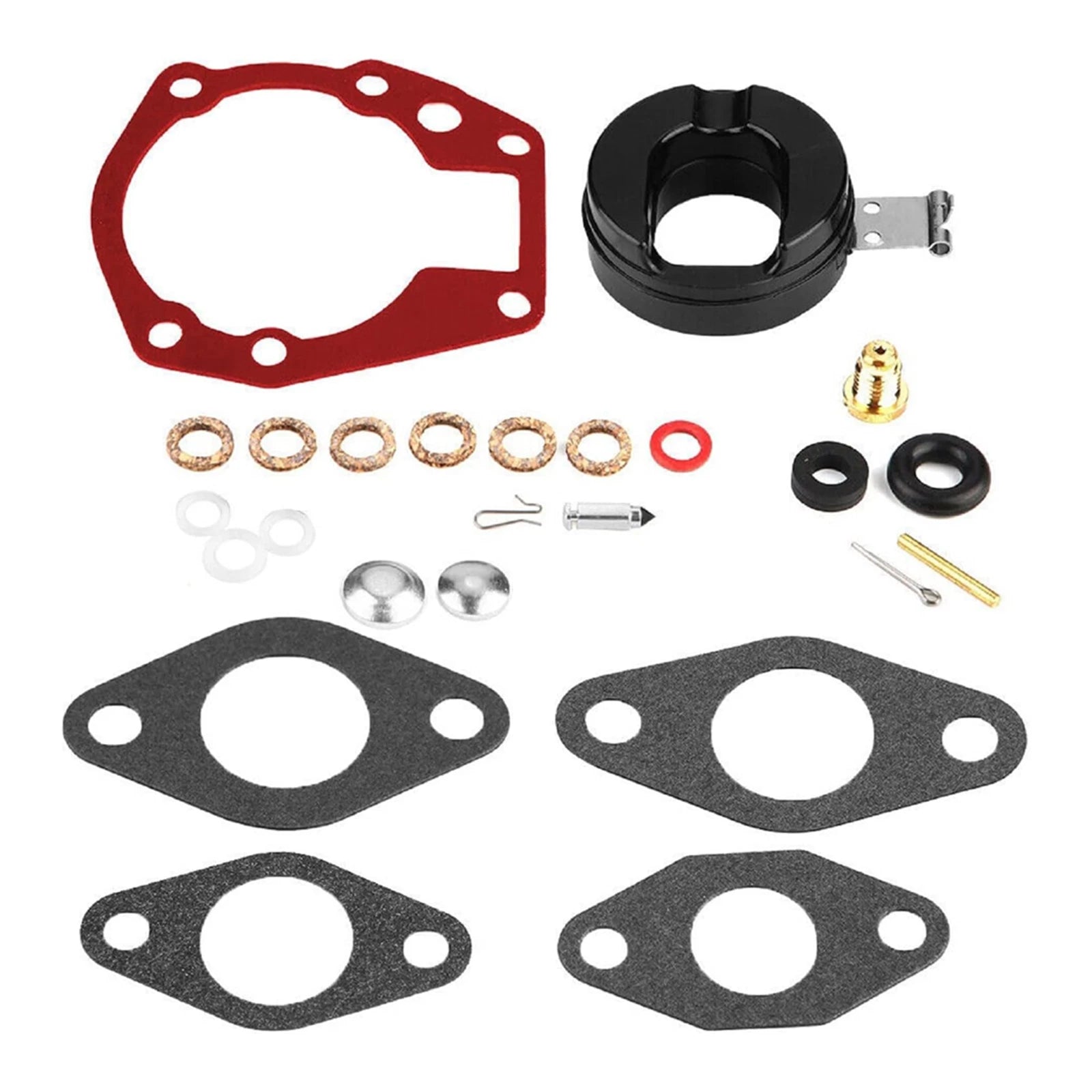 Carburetor Kit & Float for Johnson Evinrude 1.5-6 HP 439071 18-7043