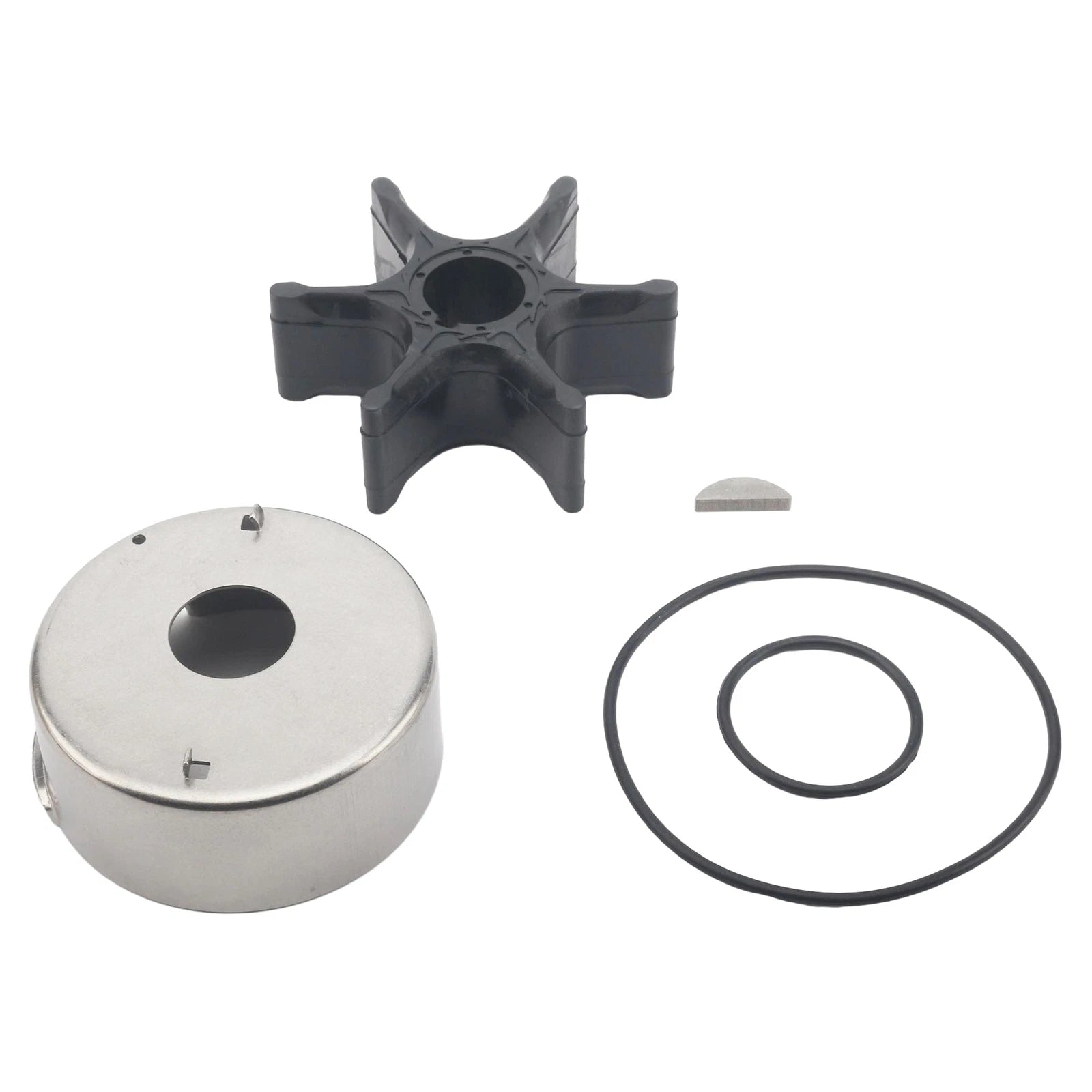 Water Pump Impeller Repair Kit for Yamaha Outboard (18-3373, 18-3372)