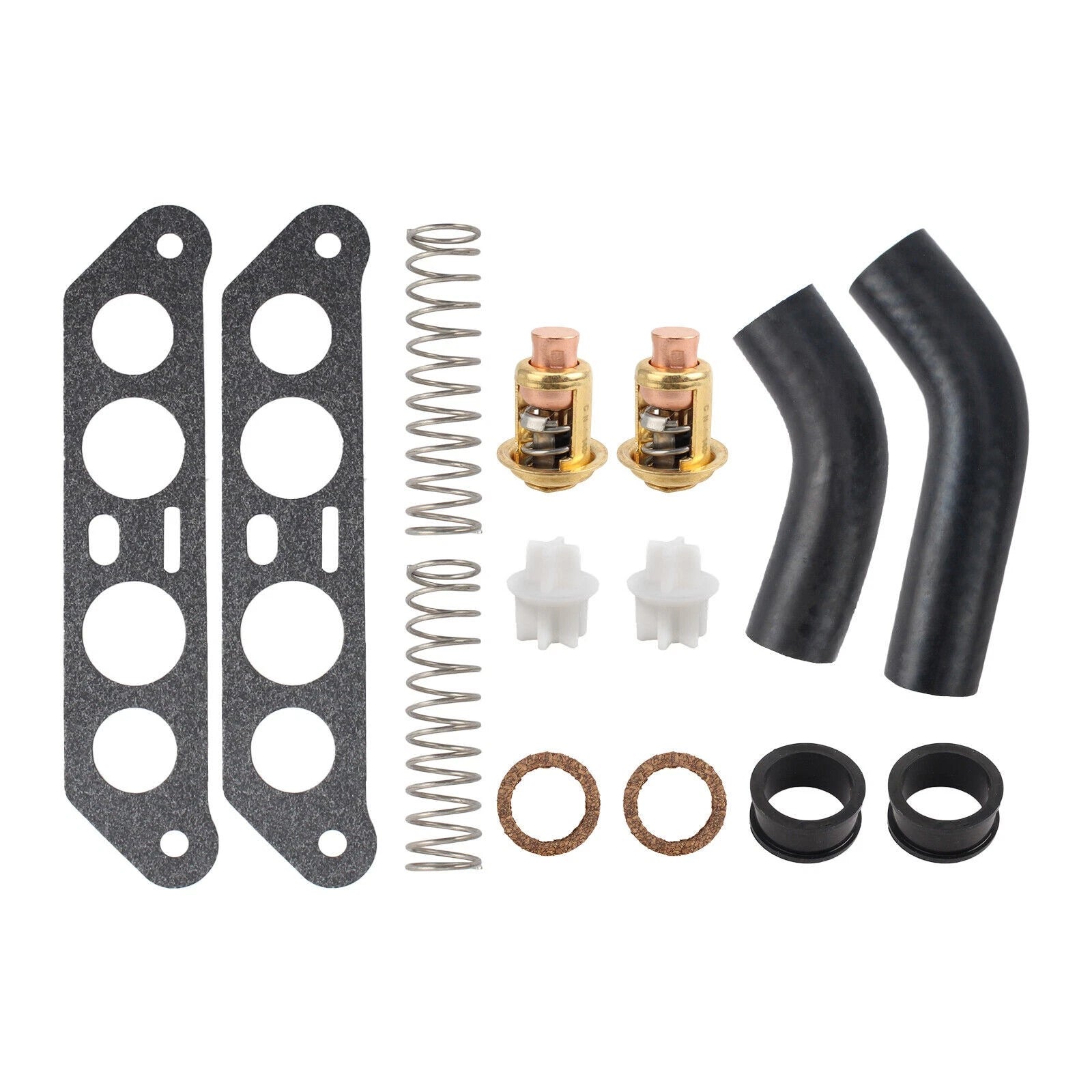 Thermostat Kit for Johnson Evinrude Outboard 85hp 88hp 90hp 100hp 112 115 140hp (1980–2023)