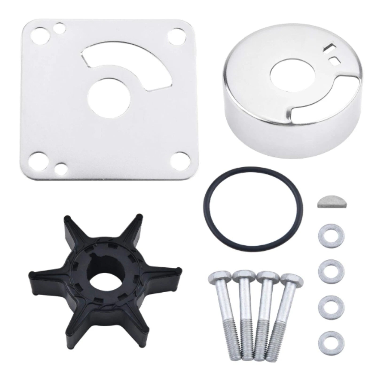 Water Pump Impeller Kit for Yamaha 20 HP (1996-1997) 25 HP (1988-Up) 6L2-W0078-00