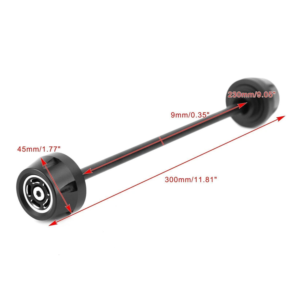 Front axle fork sliders crash bobbins for Ducati Scrambler (All T9)