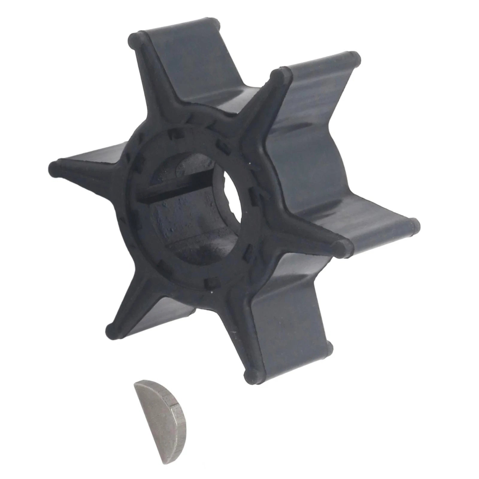 Water Pump Impeller & Key for Yamaha Outboard (18-3068, 500385, 9-45601)