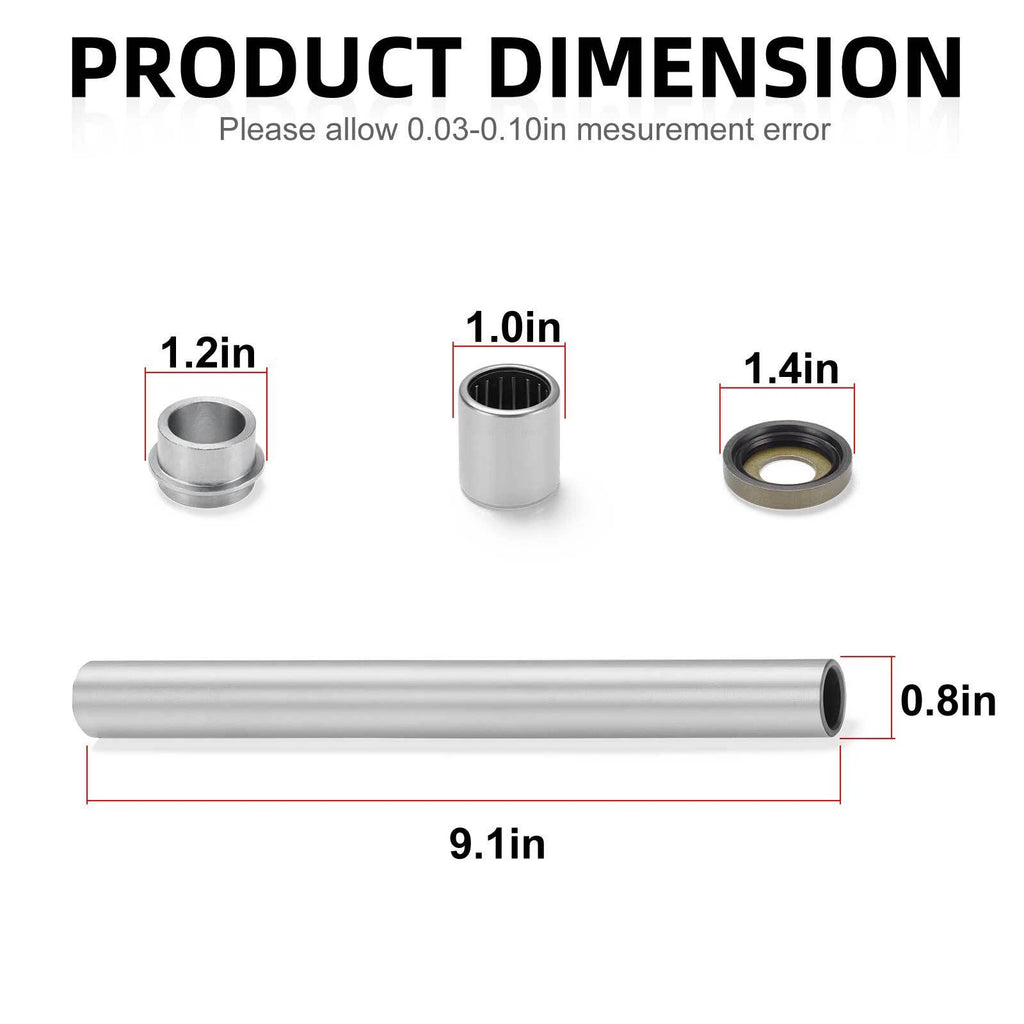Swing Arm Bushings Bearings Rebuild Kit for Honda FourTrax 250 TRX250R (1988–1989)