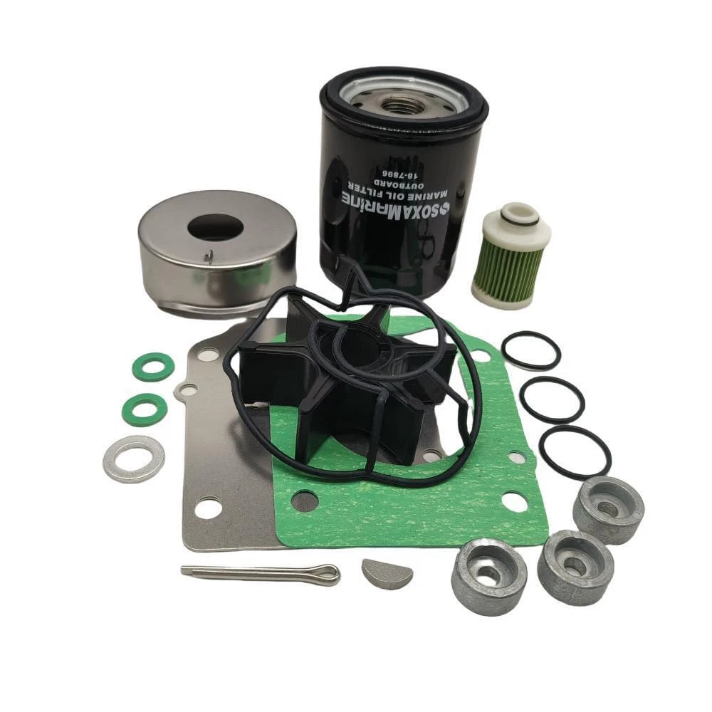 Service Kit for Suzuki DF100 HP (17400-87831, 15412-92J00)