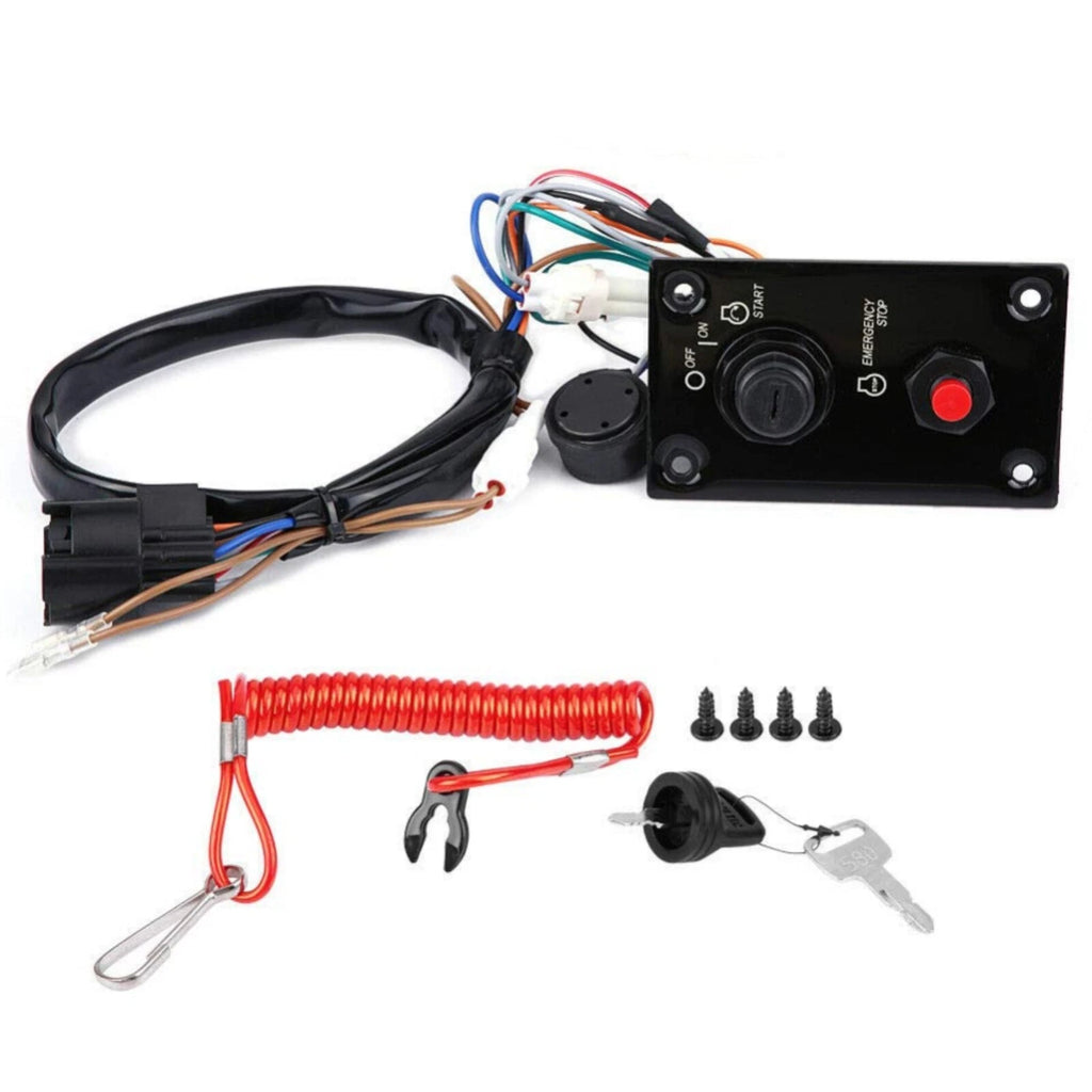 Ignition Key Switch Panel for Suzuki Outboard (37100-96J24, 37100-96J27)