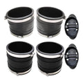Y Pipe Exhaust Bellows Hose Kit 32-14358T 32-44348T for Mercruiser V6 V8