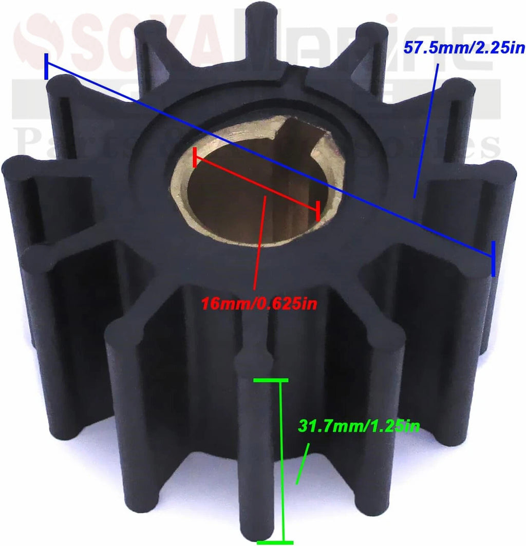 Impeller with Gaskets for Volvo Penta Marine (875575, 855578)