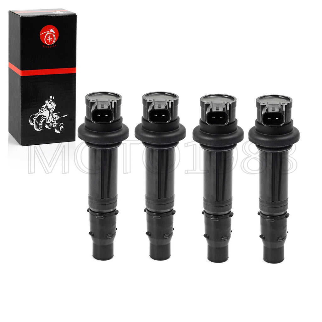 Set of 4 Ignition Coils for Yamaha (5PW-82310-00-00, 5VY-82310-00-00, 2C0-82310-00-00)