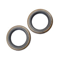 Set of 2 Propeller Shaft Seals for OMC 0320862 (18-2002) 85130 9-76202