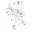 Set of 4 Lower Unit Drain Plug Gearcase Screws 10-79953Q2 for Mercury Mercruiser