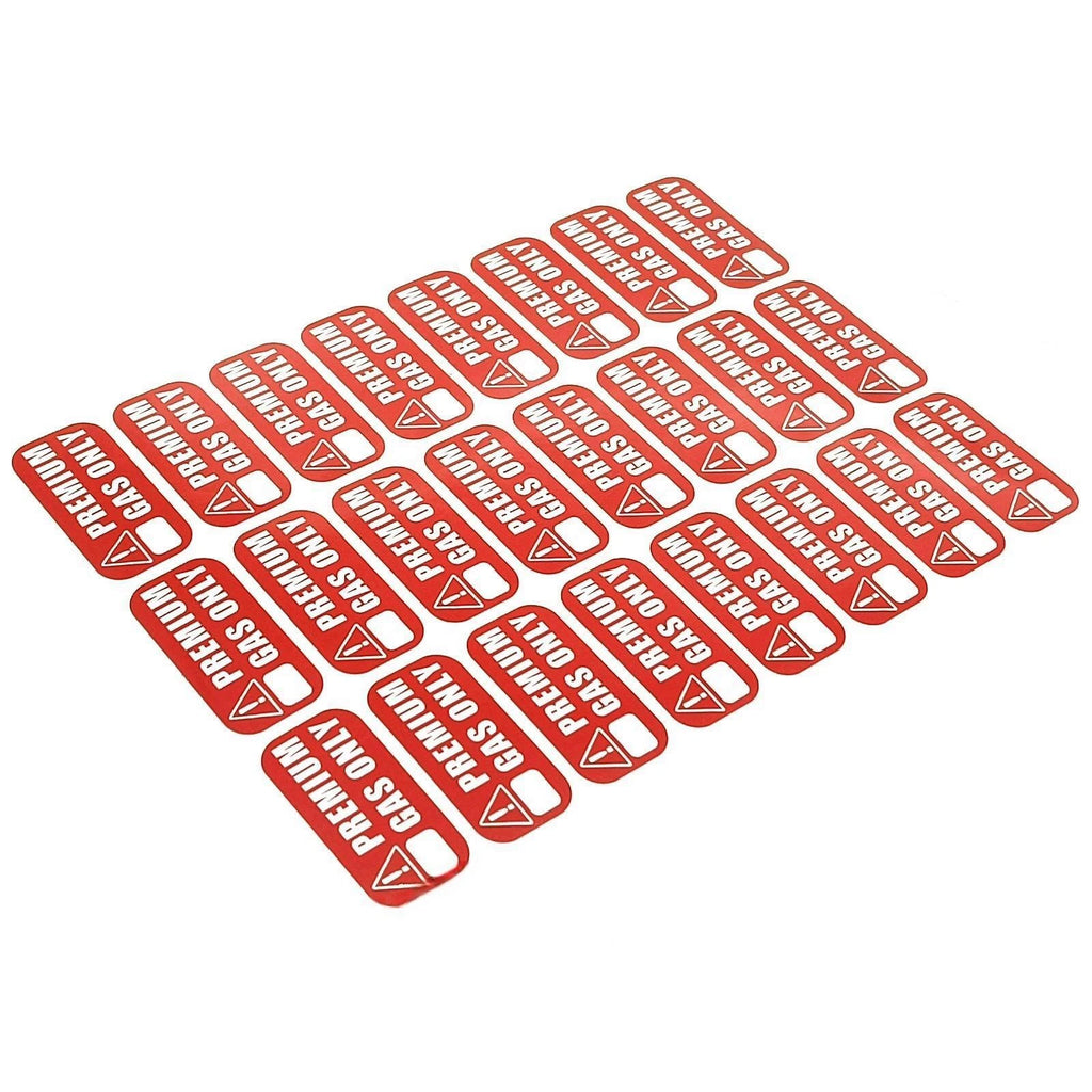 Premium Fuel Only Sticker for