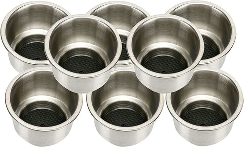 12 Pack Stainless Steel Cup Drink Holder for Boat Marine Camper RV