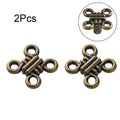 2X Antique Bronze Drawer Door Knob Pulls Hardware for Furniture