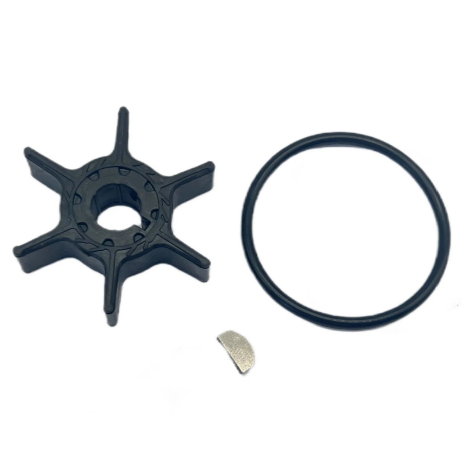 Water Pump Impeller & Key for Yamaha 4 Stroke 6 8 9.9 HP 68T-44352-00