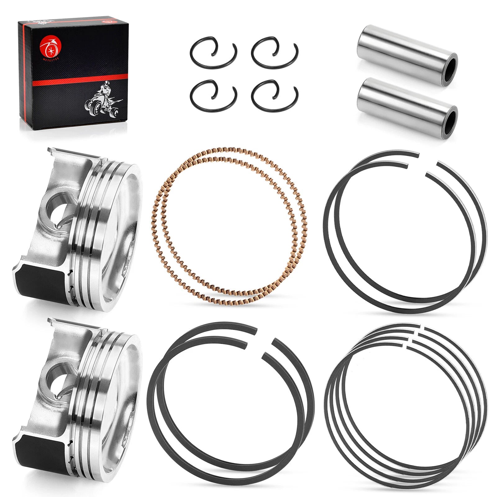STD 80mm Piston & Rings for Polaris RZR Sportsman Ranger 800 (2008–2014)