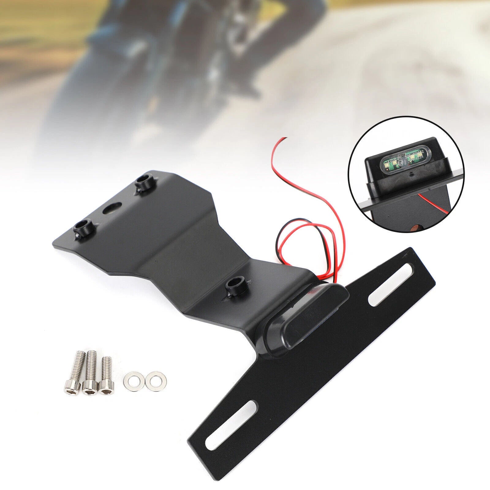 License Plate Holder Frame Bracket for Honda CRF300L CRF300 Rally (2021–2022)
