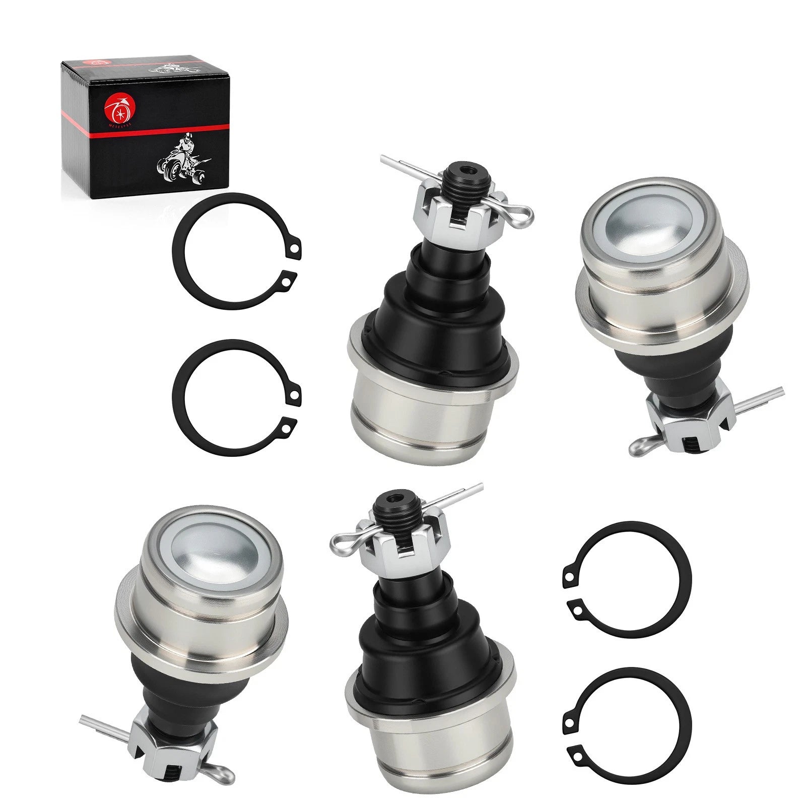 Set of 4 Ball Joints for Honda Rancher 420 2x4 4X4 TRX420 (2014–2024) #51375-HP5-601