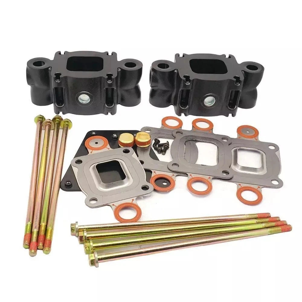Dry Joint Exhaust Riser Spacer Kit for Mercruiser V6 V8 (Replaces 864929A1)