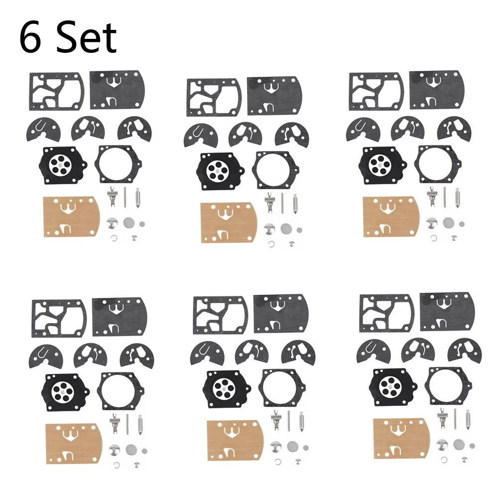 Set of 6 Carburetor Repair Kits K10-WB for Homelite 650 750 FP100