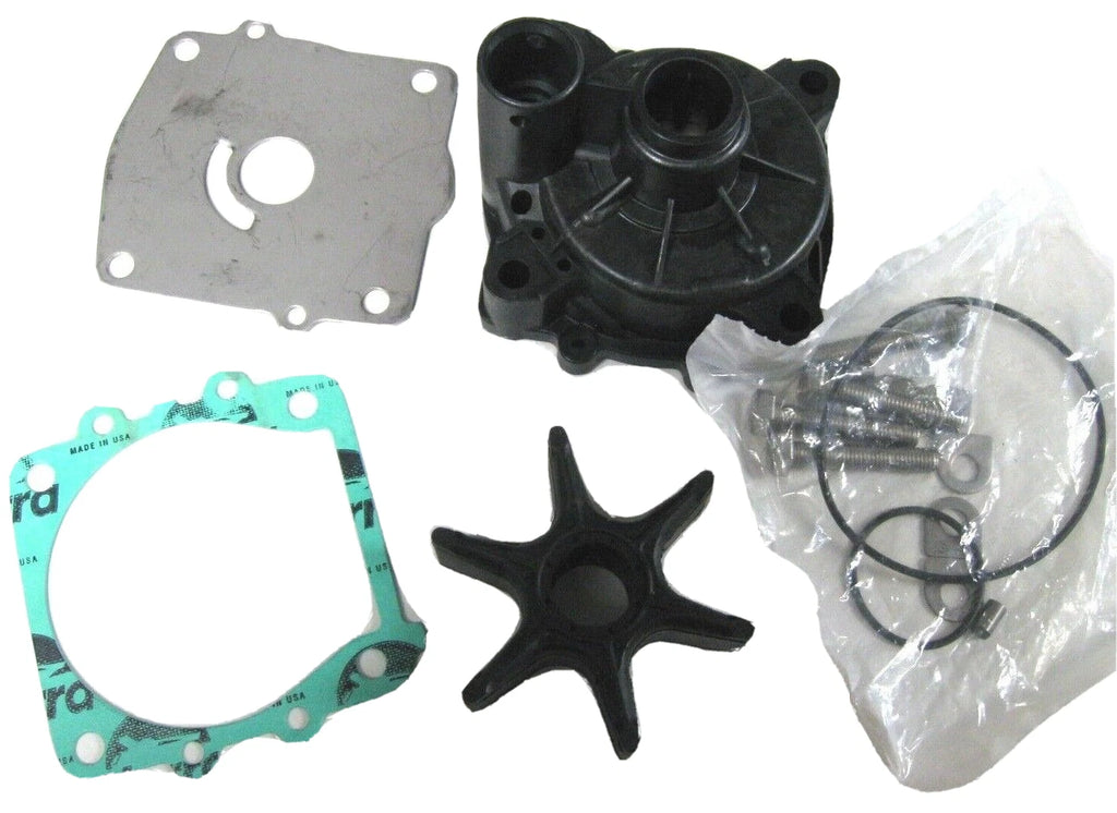 Water Pump Repair Kit with Housing for Yamaha (6E5-W0078-A1, 6E5-W0078-3A, 18-3372)