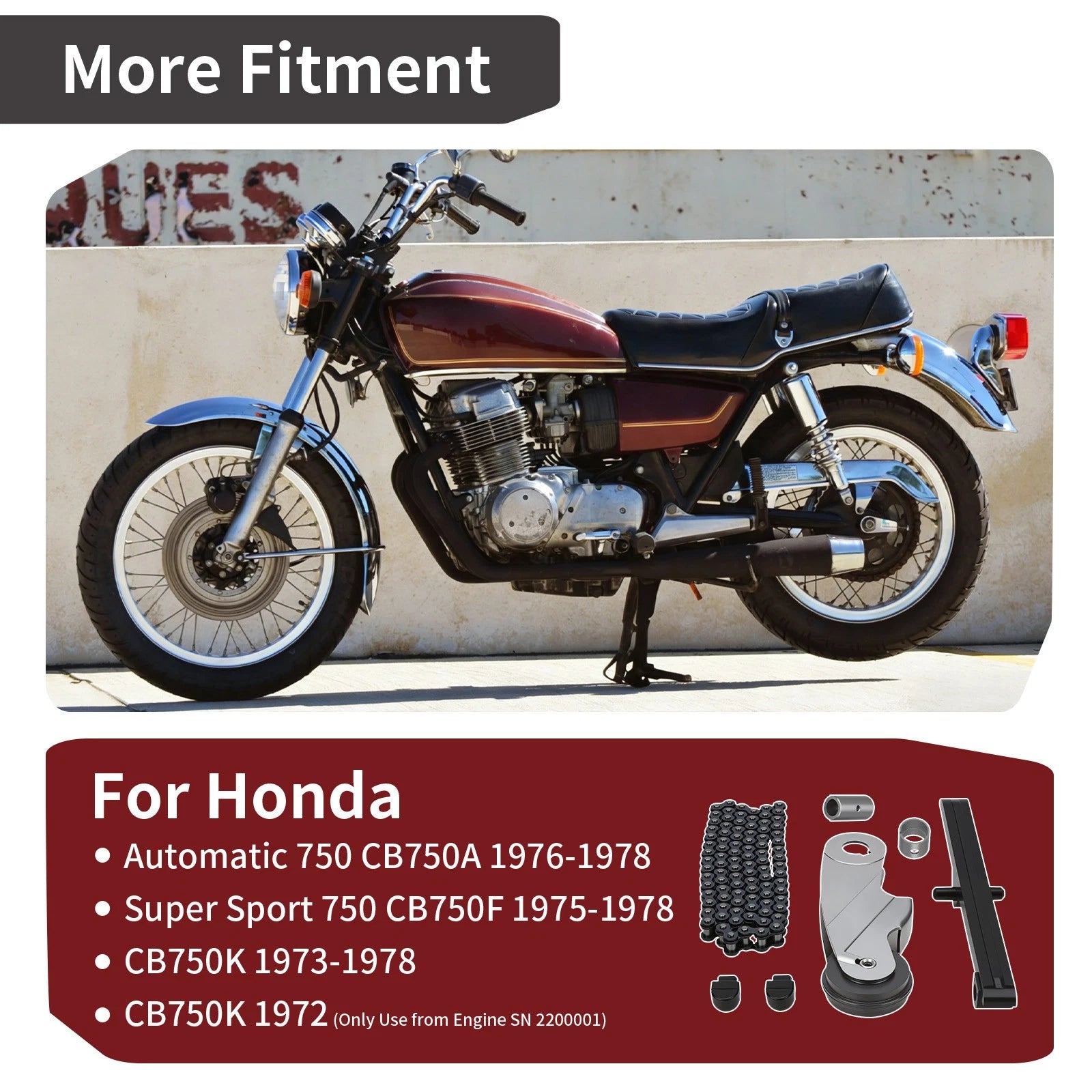 Cam Timing Chain Tensioner Kit for Honda CB 750 (1972–1978)