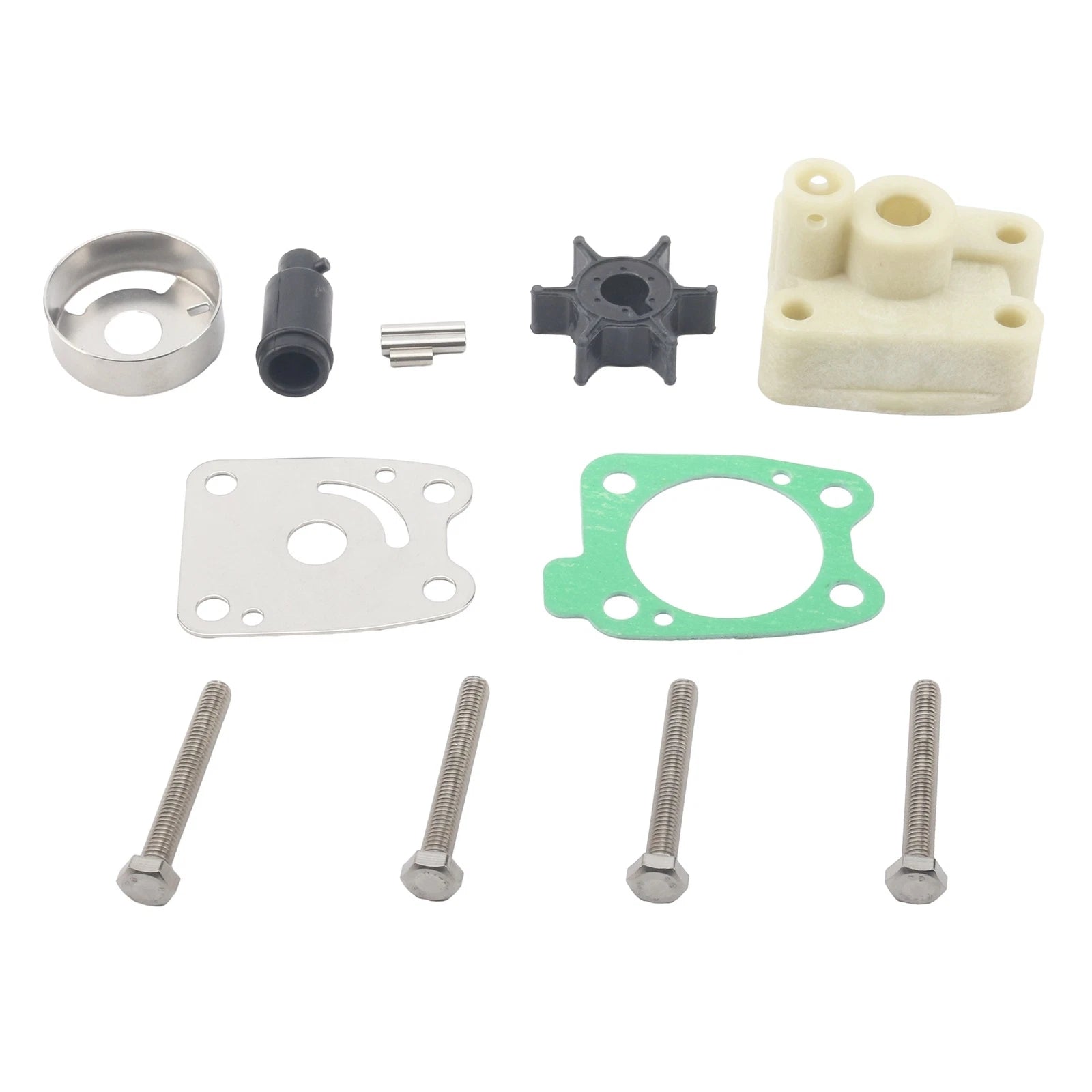 Water Pump Impeller Repair Kit for Yamaha Outboard (6EE-W0078-00, 6EE-W0078-01)