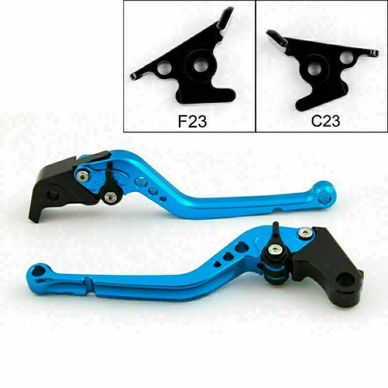 Long Brake Clutch Levers for Aprilia Shiver/GT (2007–2014) Borsoduro 750 (2008–2014) Blue T9