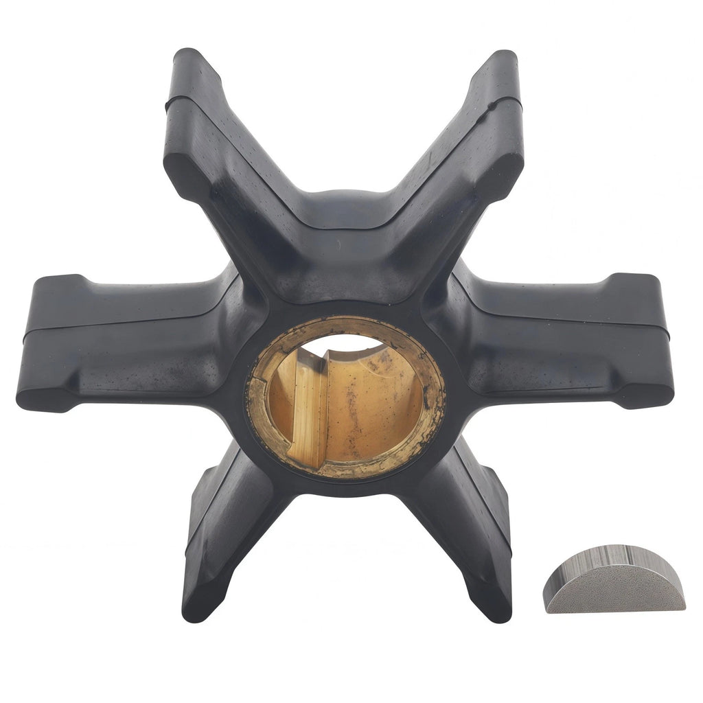 Water Pump Impeller & Key for Evinrude Johnson 35-55 HP Outboard (777821)
