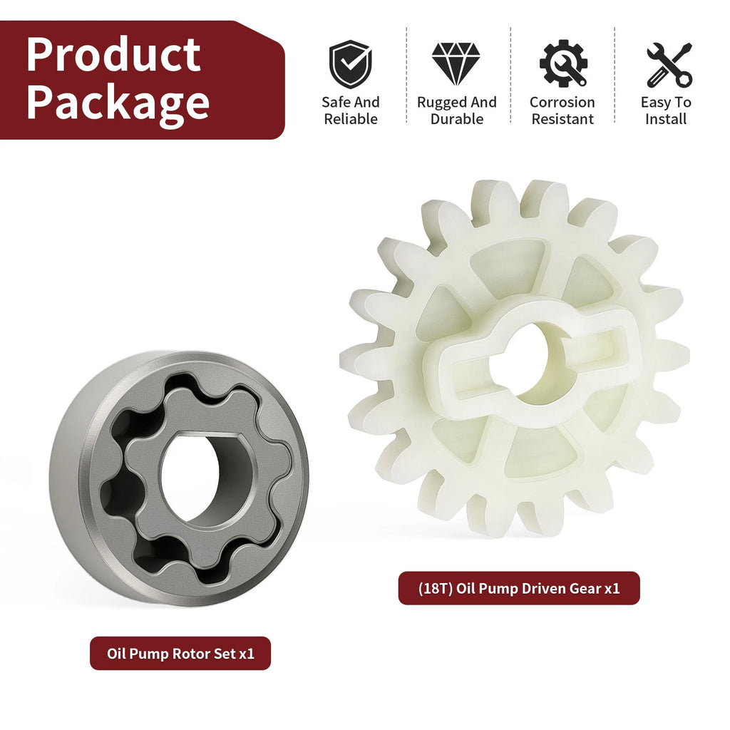 Oil Pump Driven Gear & Rotor Set for Honda CRF250R (2004–2009)