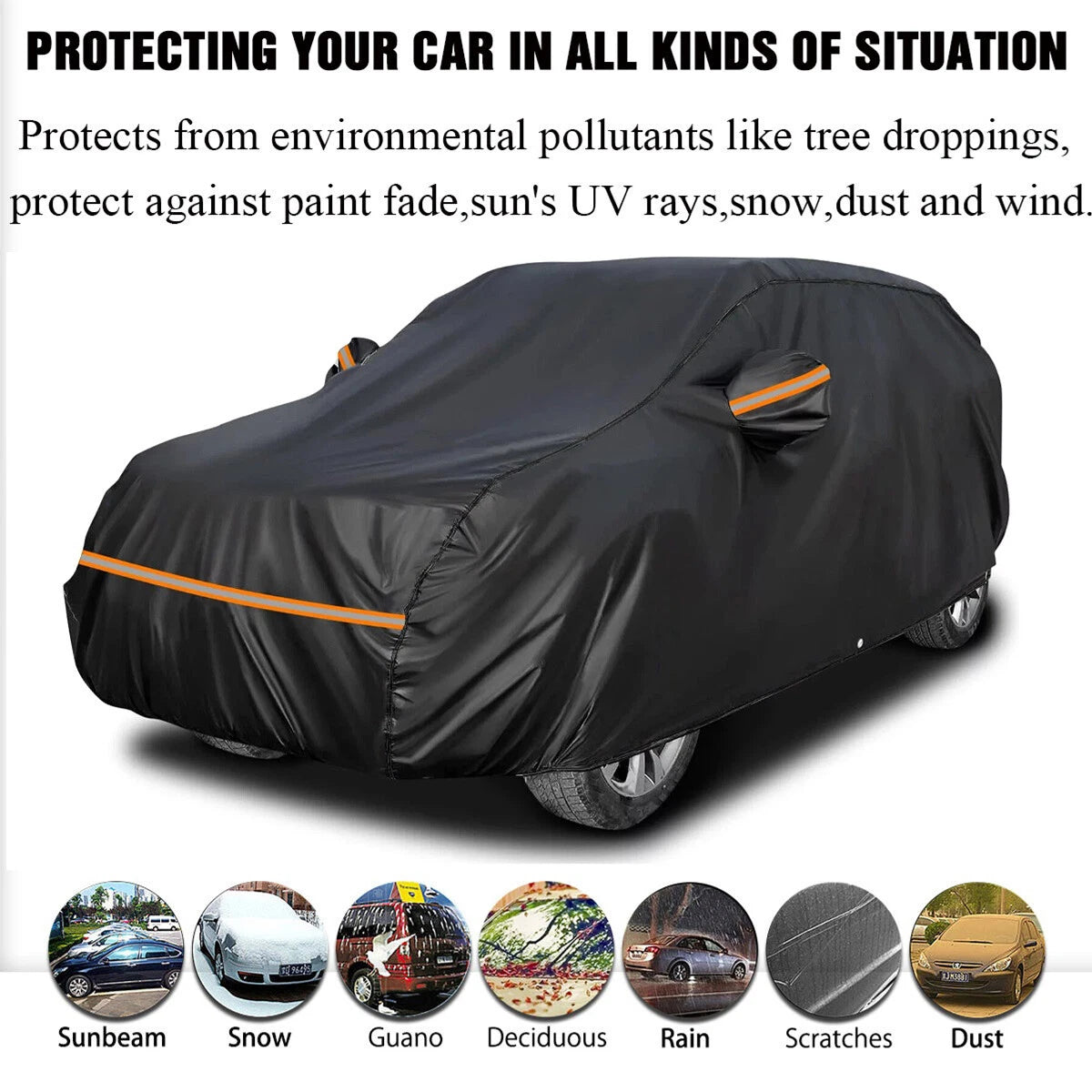 6-Layer Waterproof Car Cover for Jeep Grand Cherokee