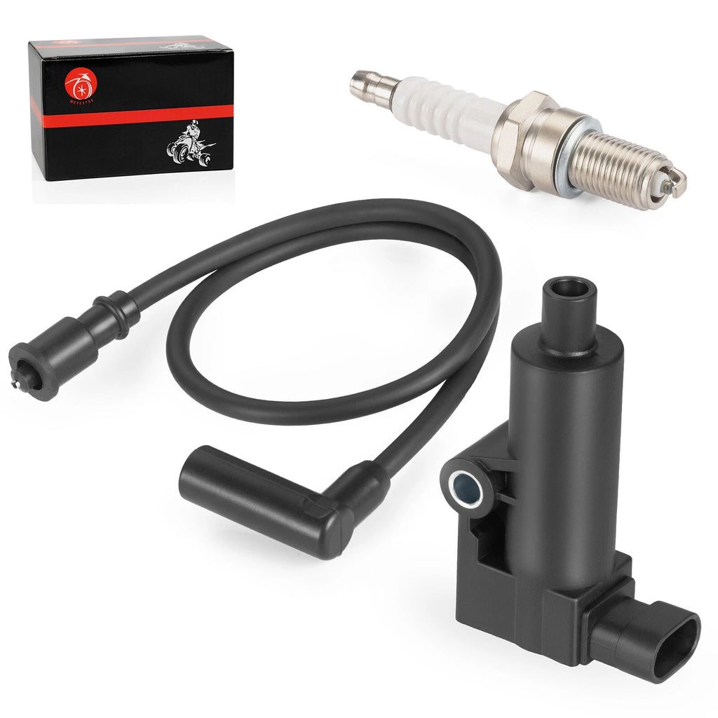 Ignition Coil & Spark Plug & Wire Cap for Coleman UT400 UT500 Axis 500 Spire 250