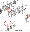 Lower Unit Seal Kit for Honda BF115A BF130A (91252-ZW1-B02 91351-ZW1-B02)
