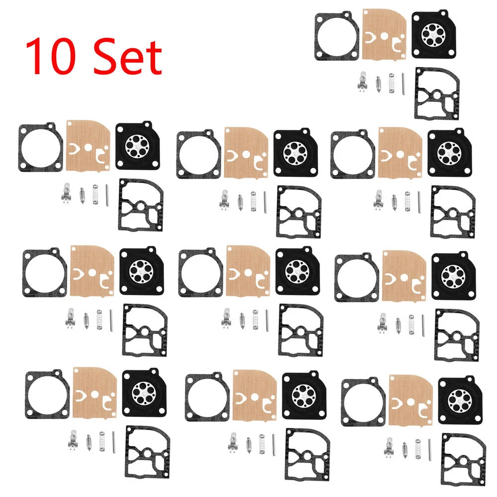 Set of 10 Carburetor Rebuild Gasket Kit for ZAMA RB-105 STIHL MS210 MS230 MS250