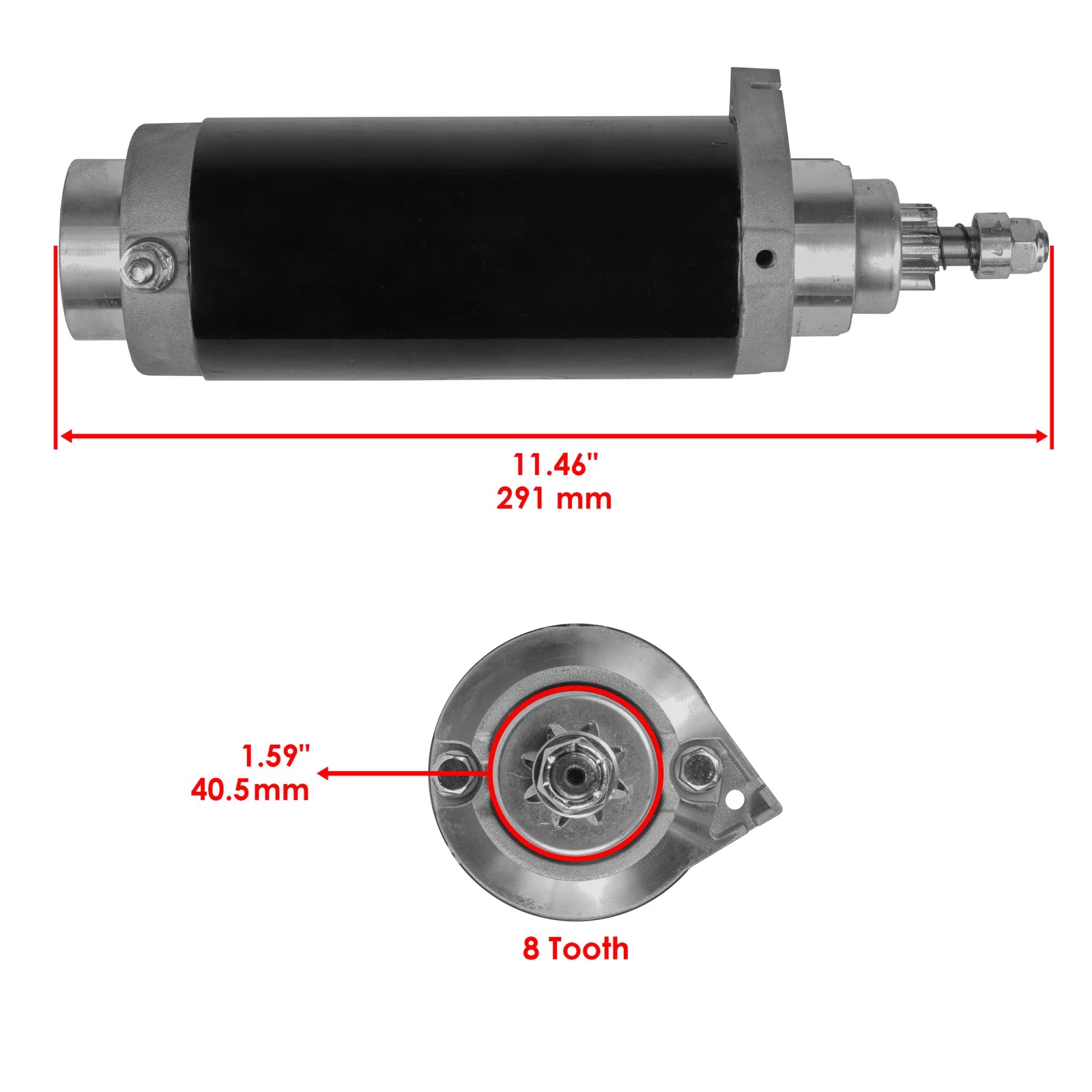 Starter for Mercury 200 200Hp 200Cxl 200Cxl EFI (1989–2005)